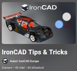 IRONCAD Tipy a triky