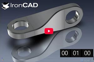 IRONCAD - 1 minutov&yacute; model