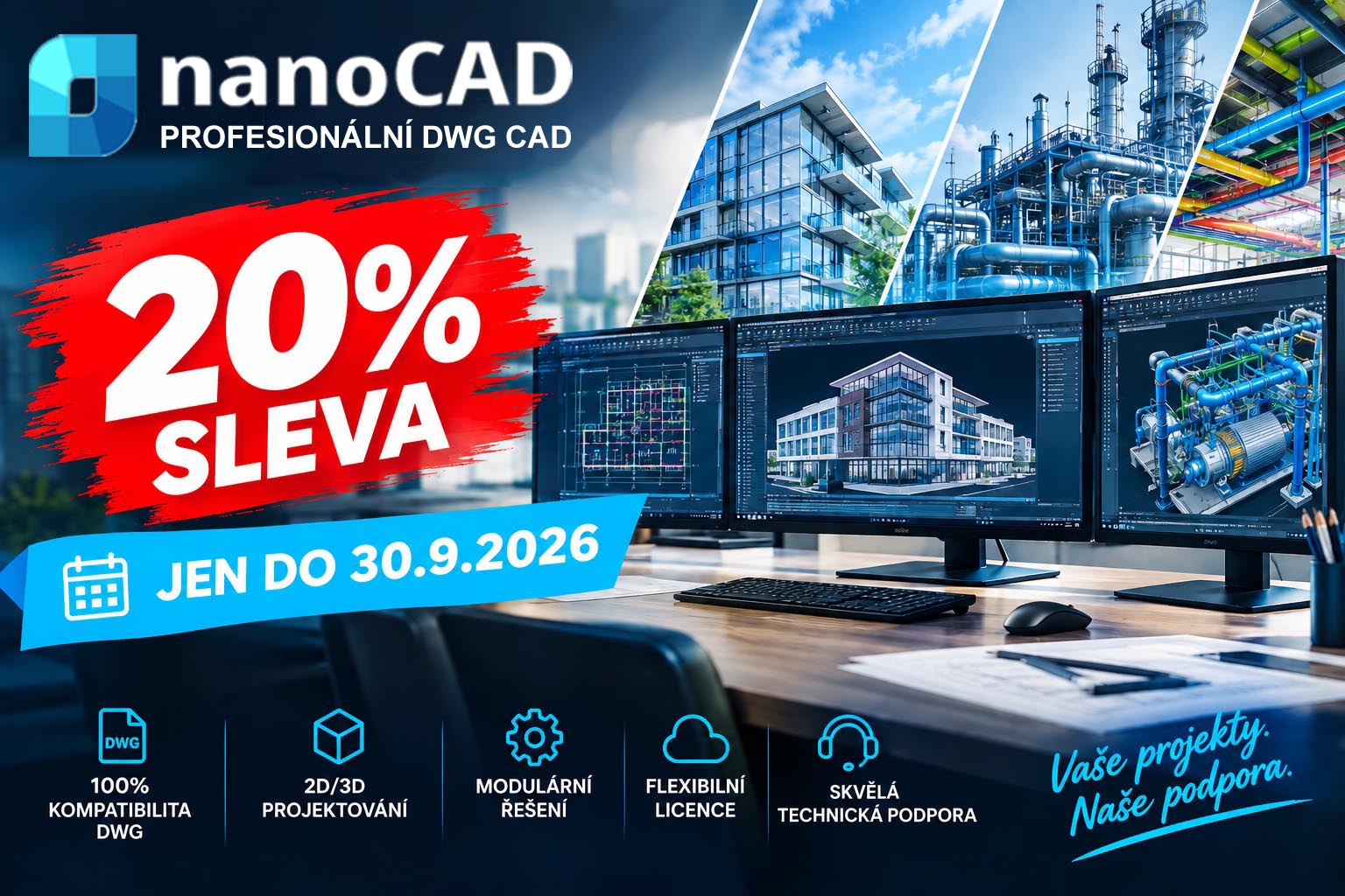 nanoCAD 20% sleva