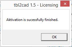 Successfull activation 01